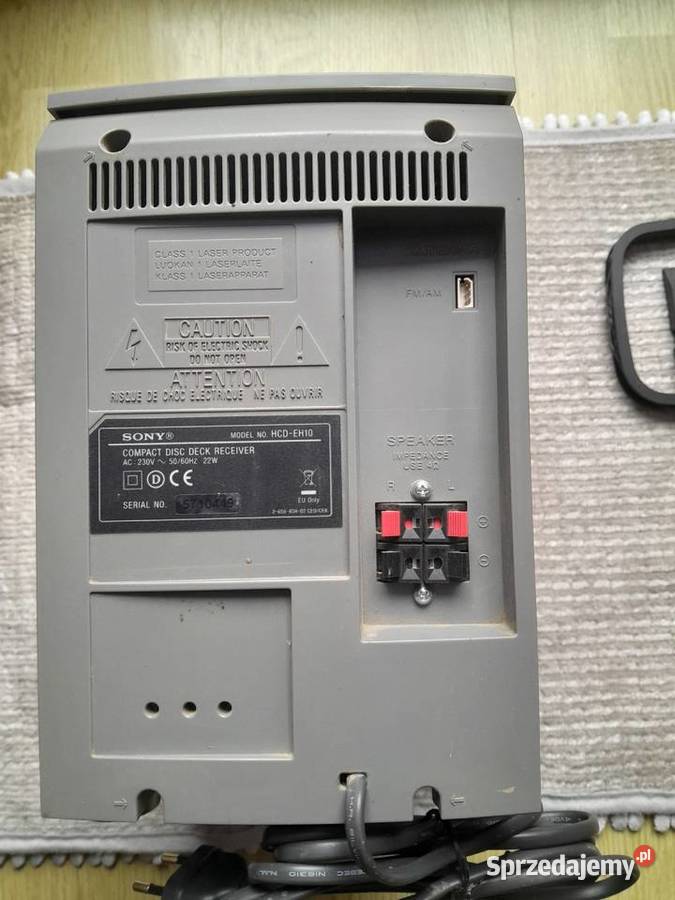 Mini wieżą Sony CMTeh10 antena pilot sony Tarnów