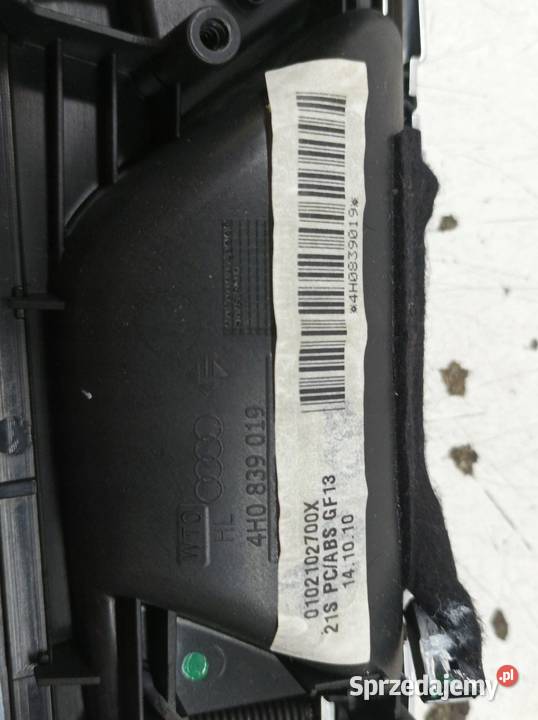 KLAMKA WEWNĘTRZNA LEWA PRZÓD 4H0839019 Audi A8 sprzedam