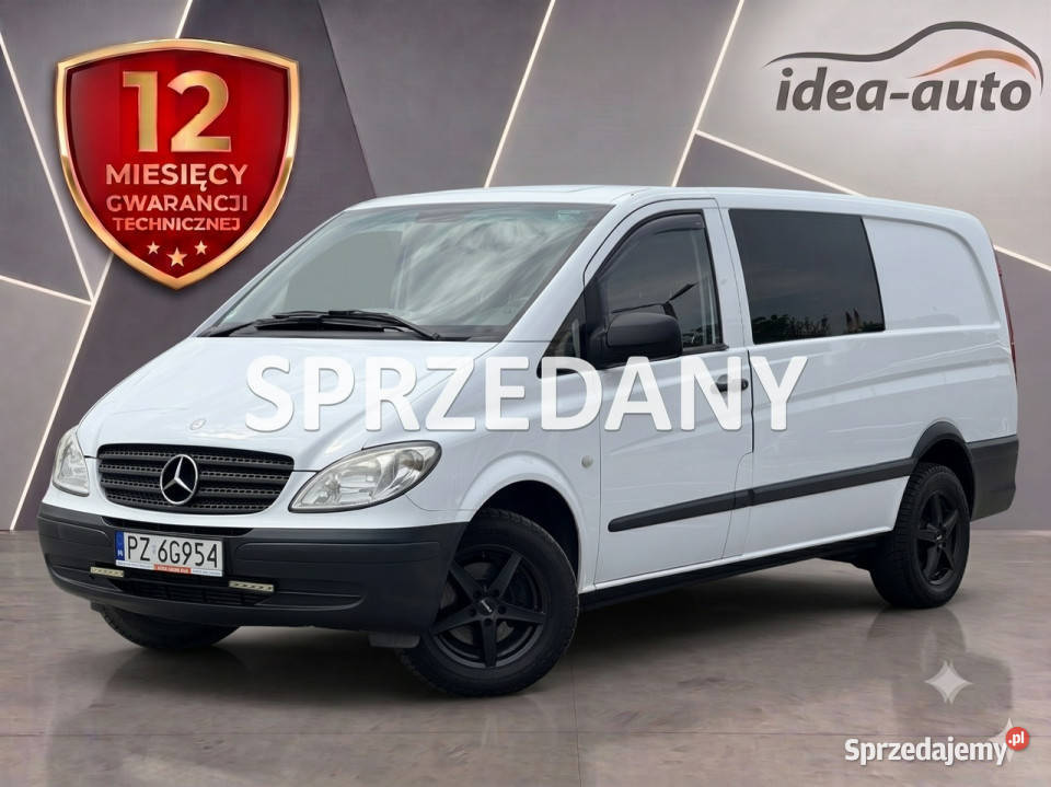 Mercedes Vito FILMKlimatyzacjaZarejestrowany w przyciemniane szyby