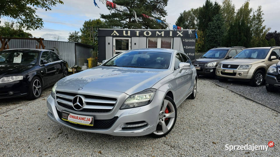 Mercedes CLS 350 SPRZEDANY MEGA 30tdi 4 Matic srebrny Świdnica