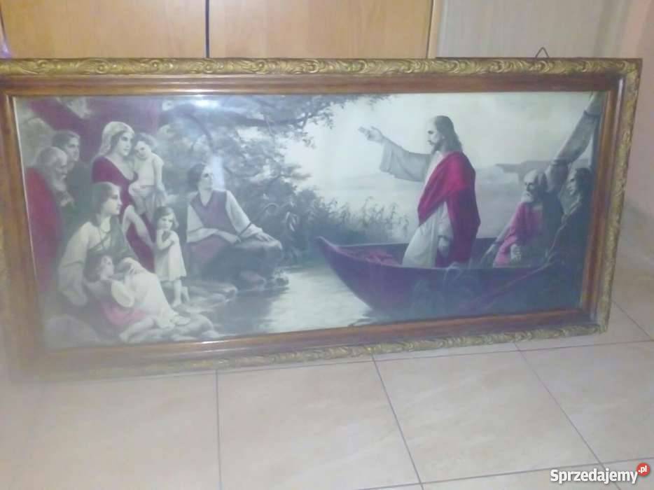 Sprzedam obraz jezus na łodzi giovanni Starachowice