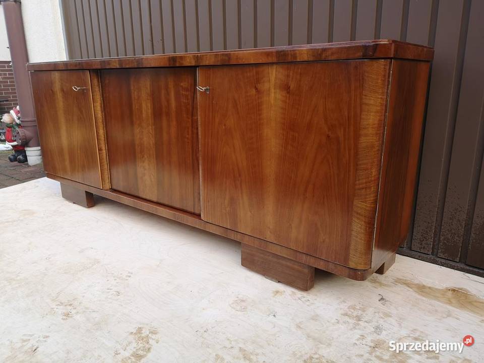 Komoda ARTDECO RTV Niska Orzech 182 Zgrabna Swarzędz