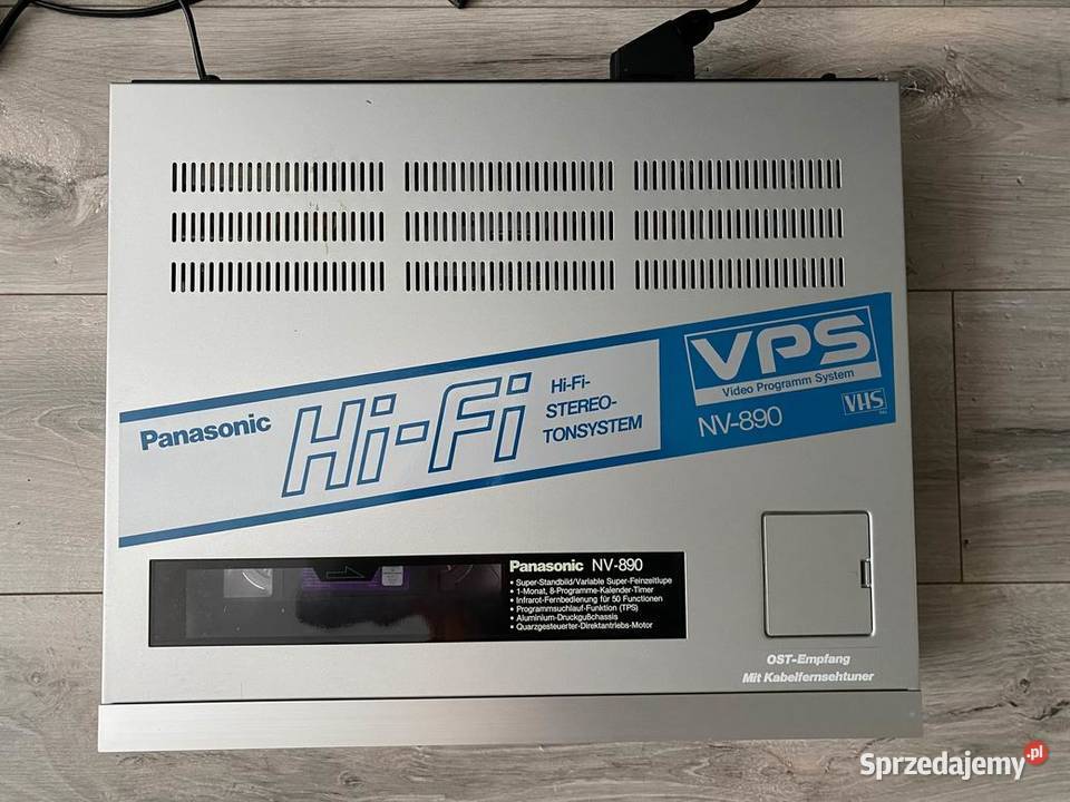 PANASONIC NV - 890EG VHS VINTAGE STAN KOLEKCJONERSKI PILOT