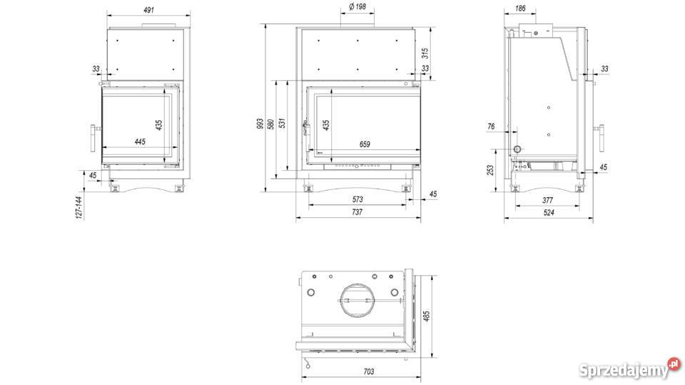 KratkiZUZIA PW 15 prawy BS DECO z Piece i kominki