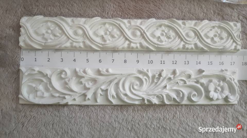 Forma silikonowa duża ozdobna kafelki ornamenty śląskie Tarnowskie Góry