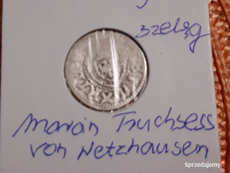 moneta srebrna Zakonu Krzyżackiego sprzedam