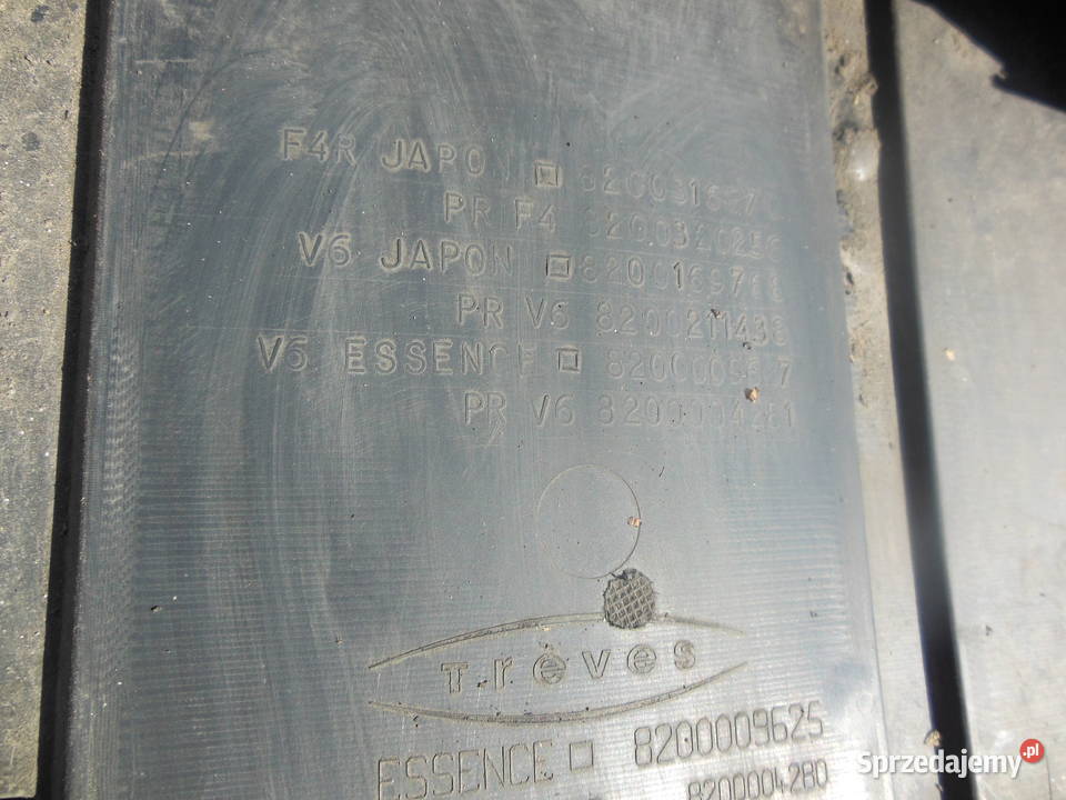 OSŁONA PŁYTA POD SILNIK RENAULT LAGUNA II 0107r Kozy