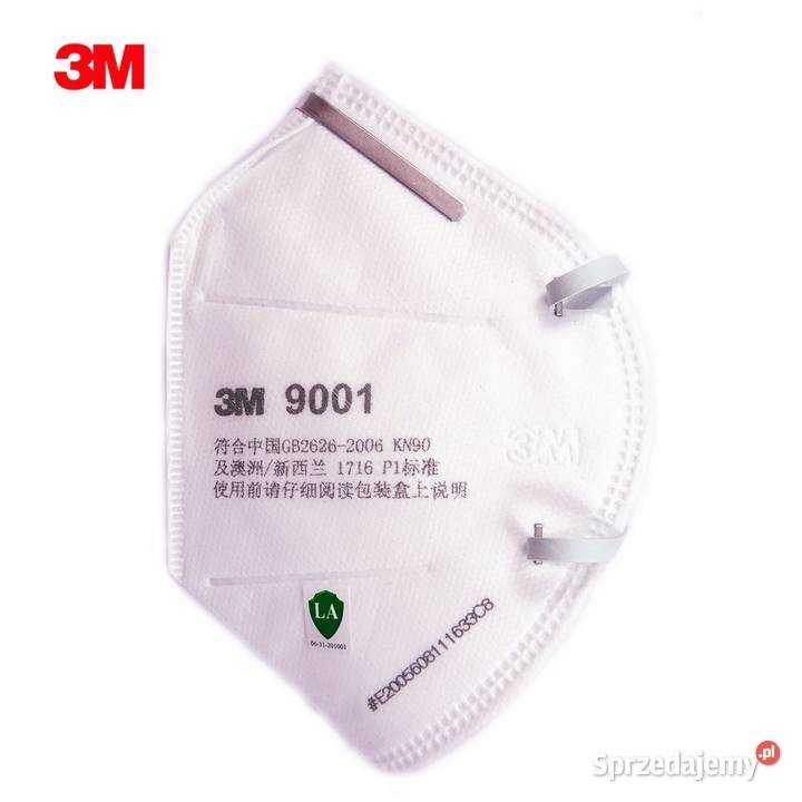 3M 9001 KN90 FFP2 MASKA Profesjonalna twarz Zielona Góra