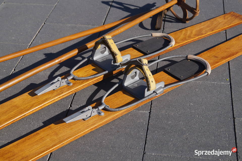 Stare narty dziecięce 100 kijki Pruchnik