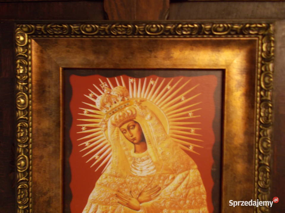 Matka Boża Ostrobramska Kopia Ikony Drewniana zachodniopomorskie Szczecin