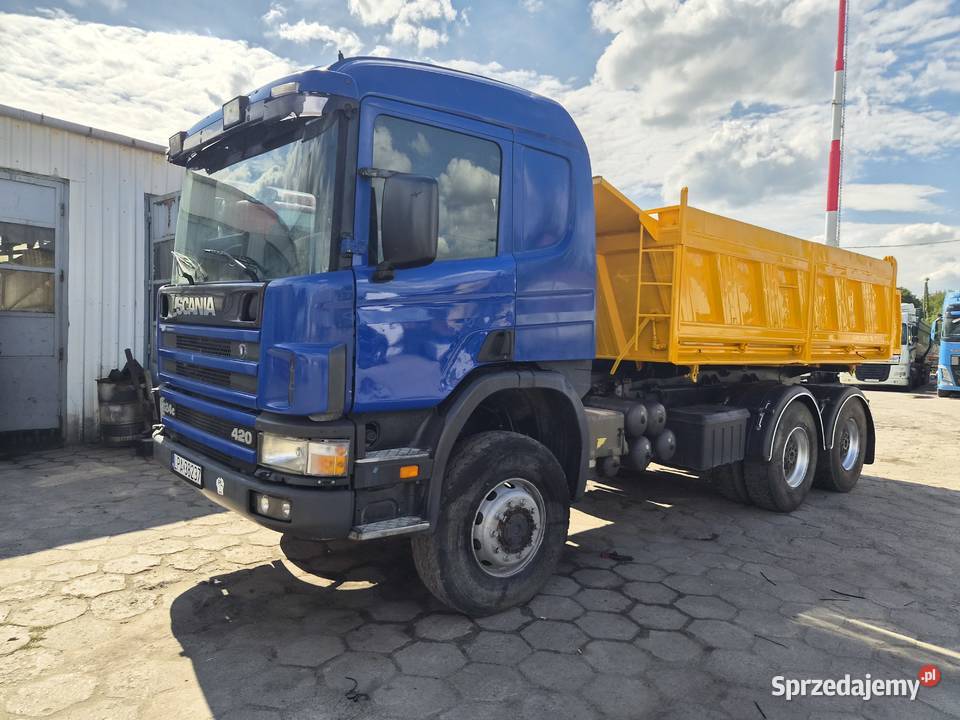 WYWROTKA SCANIA P124 420 MEILLER KIPPER 6x6 590000km