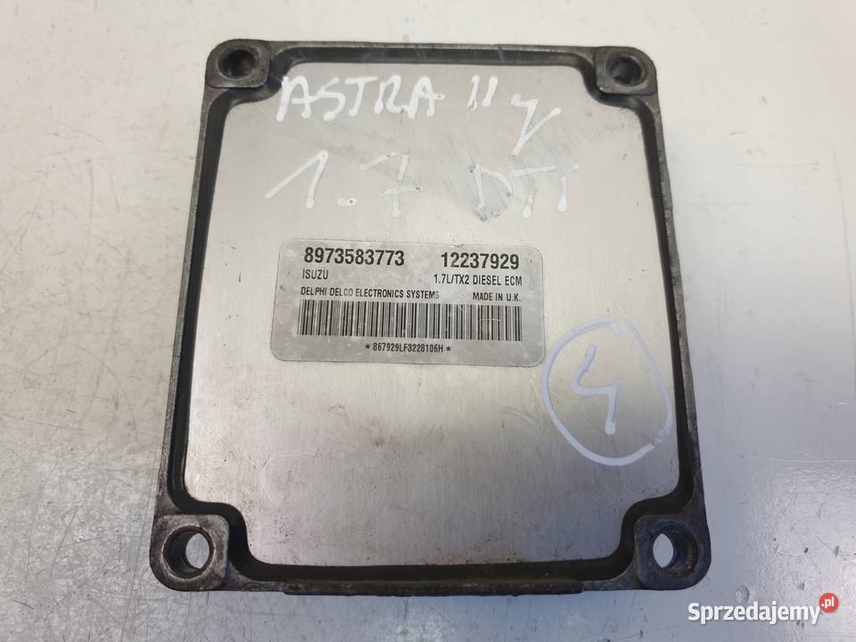 Opel Astra II G 17 DTI STEROWNIK SILNIKA Komputery Janów sprzedam