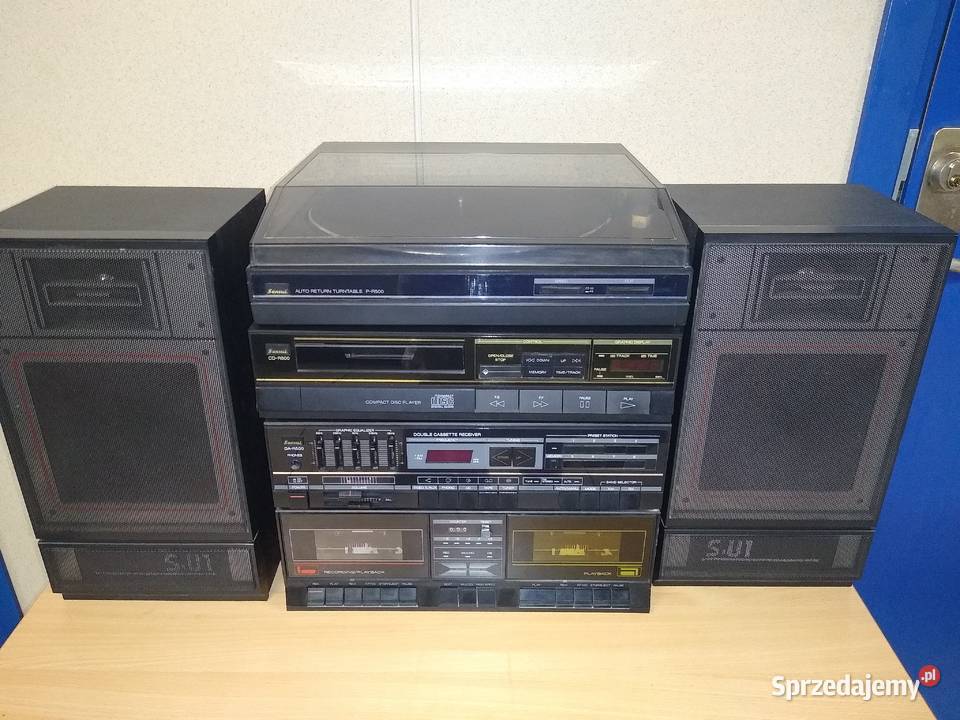 Wieża SANSUI R-500CD Midi System gramofon kolekcjonerska