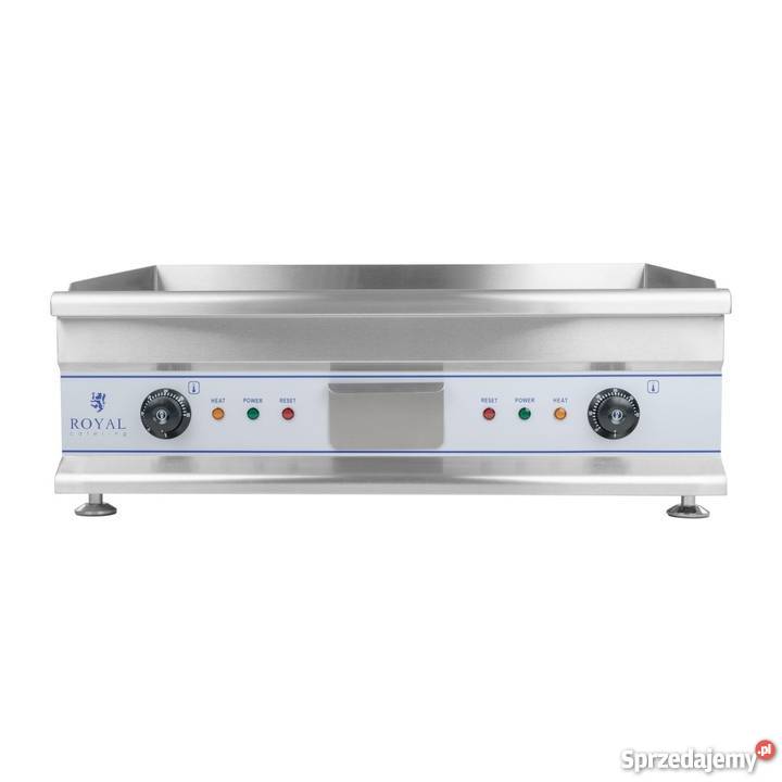 Grill podwójny duży ryflowany 75 2x3200W Poczesna