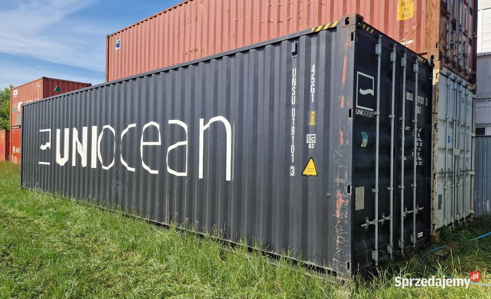 Kontener Morski 40 HC kolor czarny Sprzedam Somianka-Parcele sprzedam