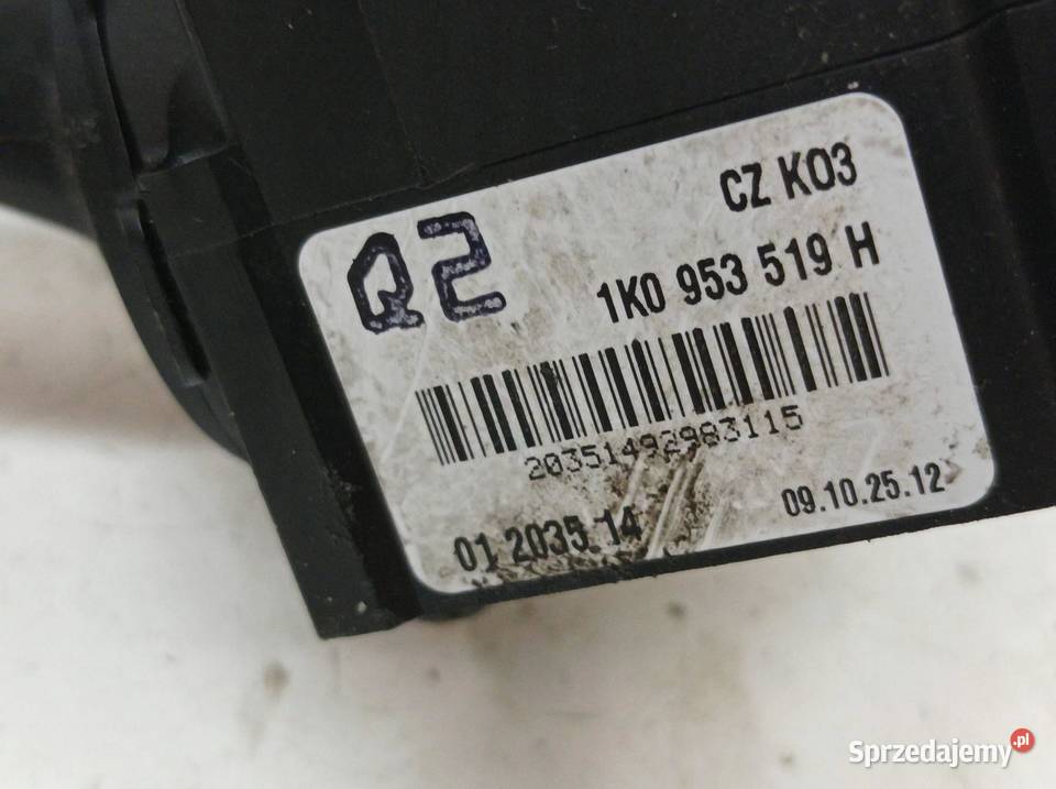 PRZEŁĄCZNIK ZESPOLONY TAŚMA AIR BAG 1K0959653C Rok produkcji 2009