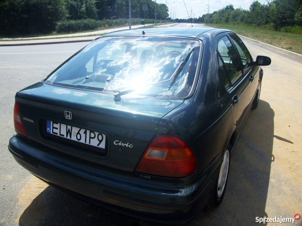 HONDA CIVIC 1997 r 14 salon klima zadbana wspomaganie kierownicy łódzkie Piotrków Trybunalski