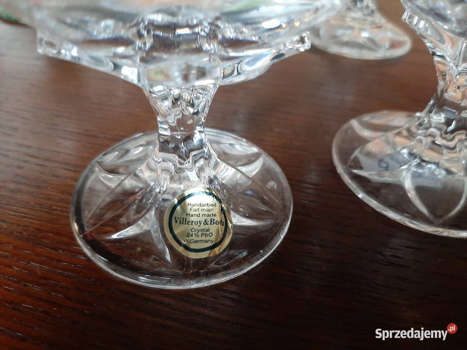 Kieliszki z kryształu do koniaku Porcelana i szkło Stargard