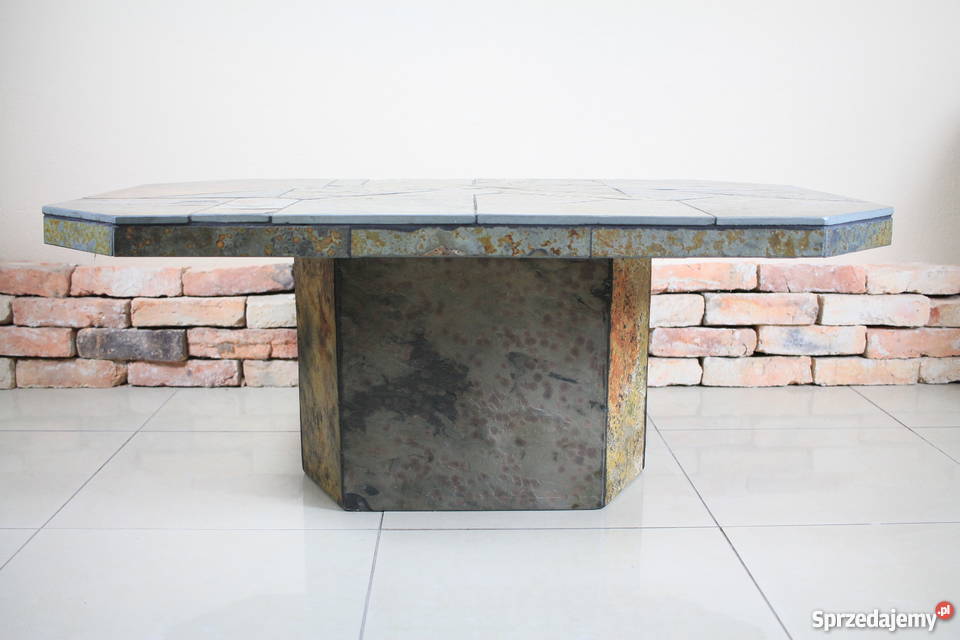 Piękna ława kamienna nietypowa i stylowa 80.5cm