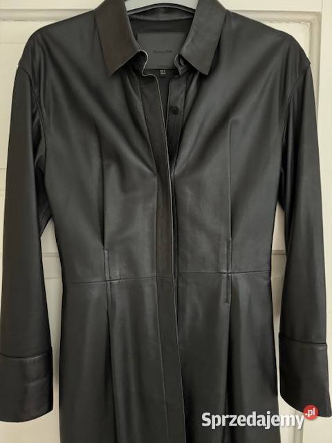 Sukienka 34 Massimo Dutti skóry naturalnej czarny Częstochowa sprzedam