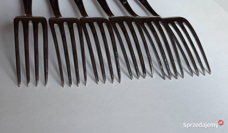 Widelce obiadowe 2 KŁOS Gerlach sztućce PRL Dąbrowa Górnicza