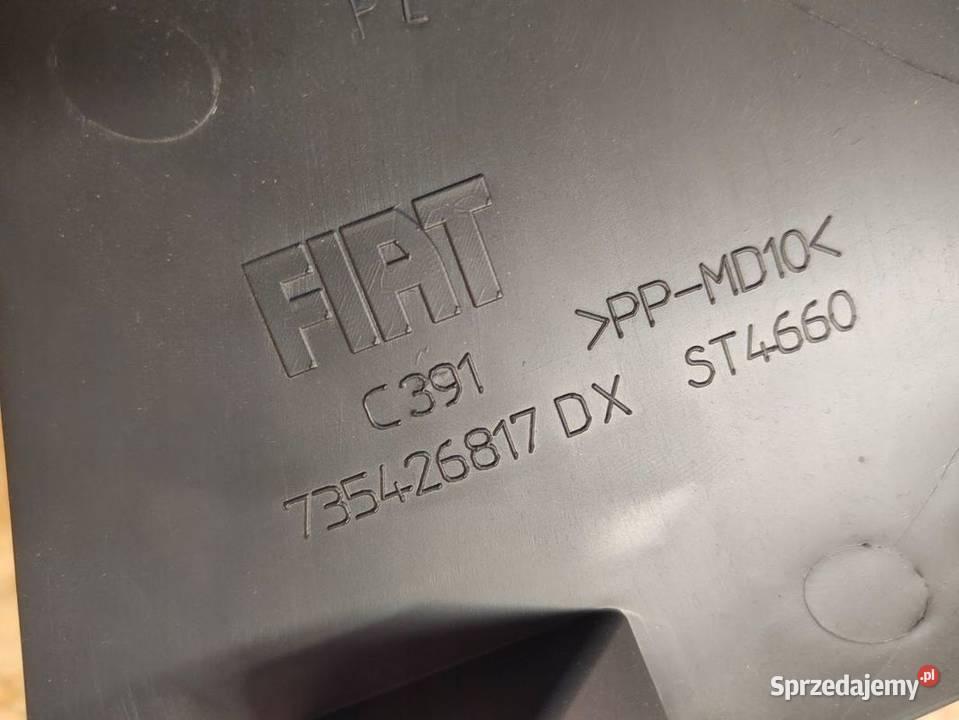 Listwa Osłona Progu Prawa Wewnętrzna Fiat 500 Pleszew sprzedam