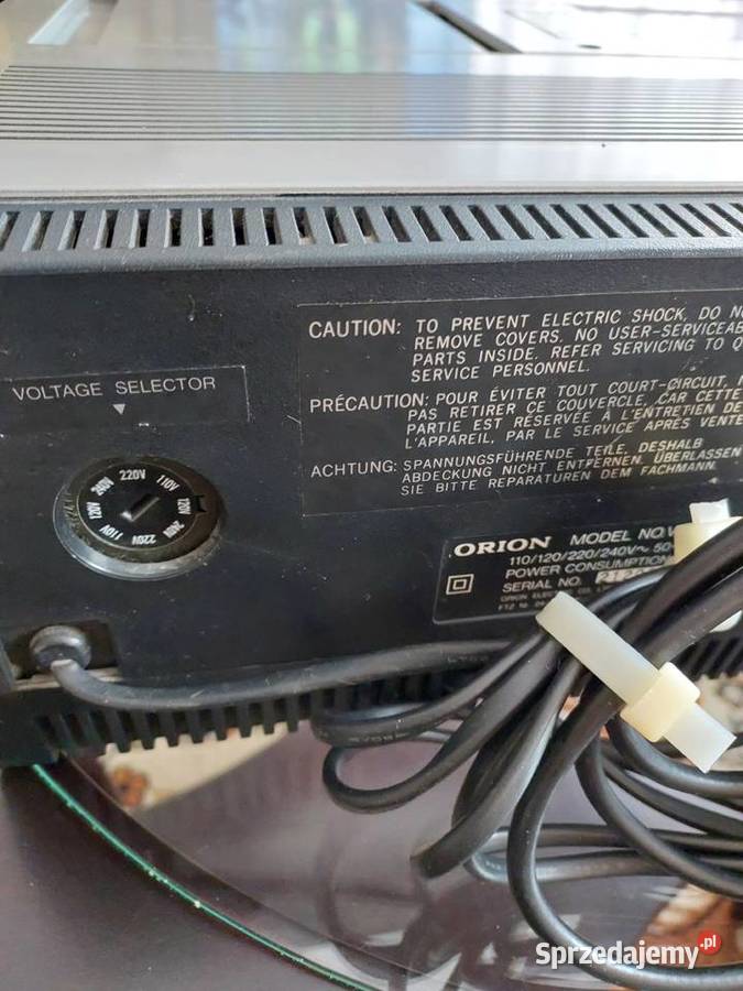 Stary Magnetowid VHS ORION VH303 kasety VHS 11 Łomża