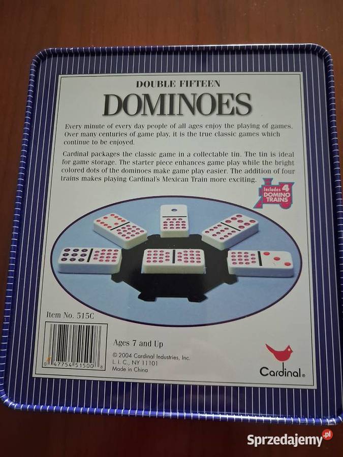 domino DOUBLE FIFTEEN CARDINAL Warszawa