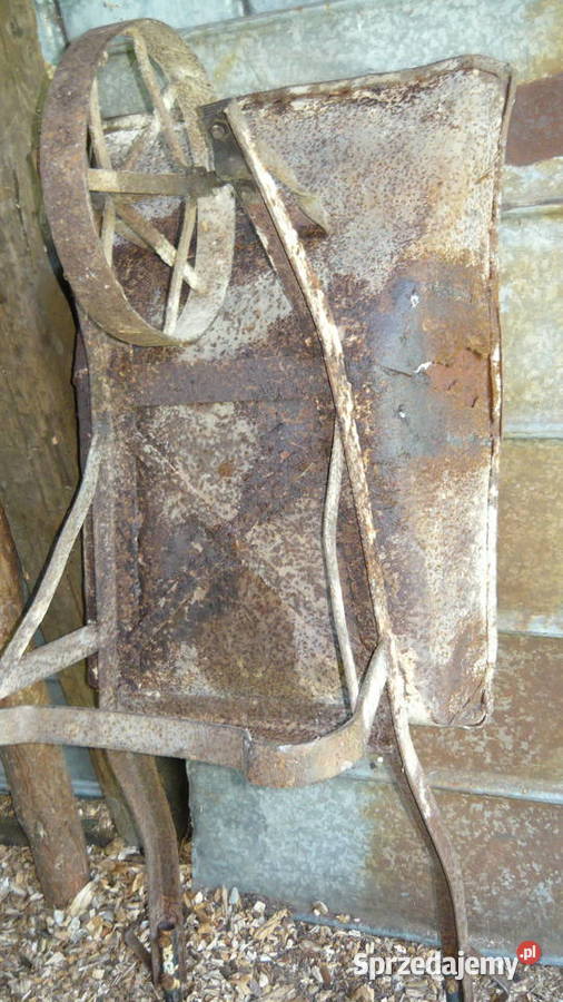 Taczka metalowa stara PRL żelazna do ogrodu na Sokółka