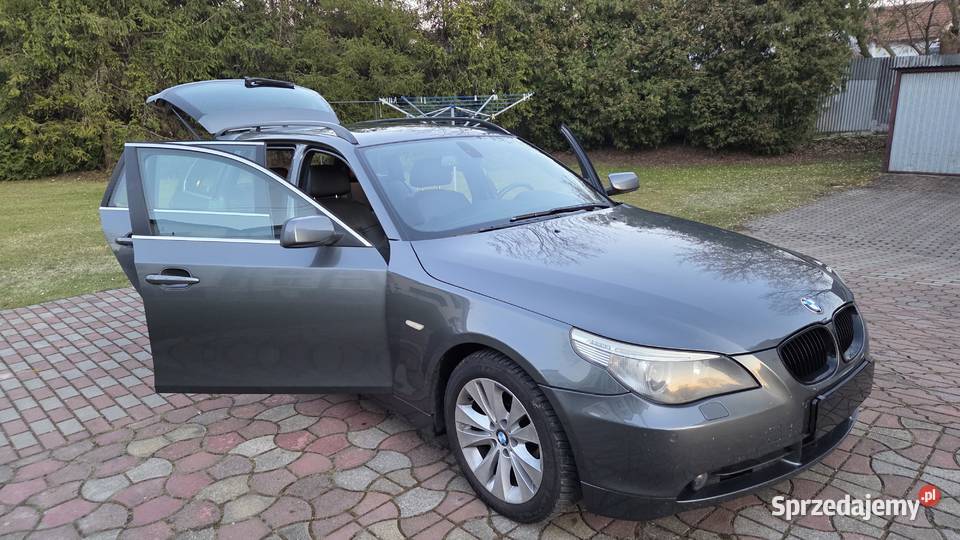 BMW E60 525D SUPER STAN FULL ORYGINALNY NISKI 2497cm3 Gdów