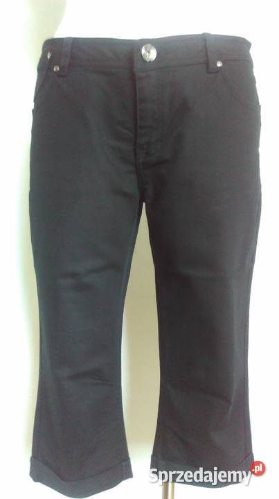SPODNIE damskie Rybaczki KOLANO czarny jeans r podlaskie Białystok sprzedam