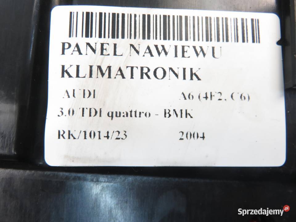 KLIMATRONIK AUDI A6 C6 4F1820043J 5HB00883304