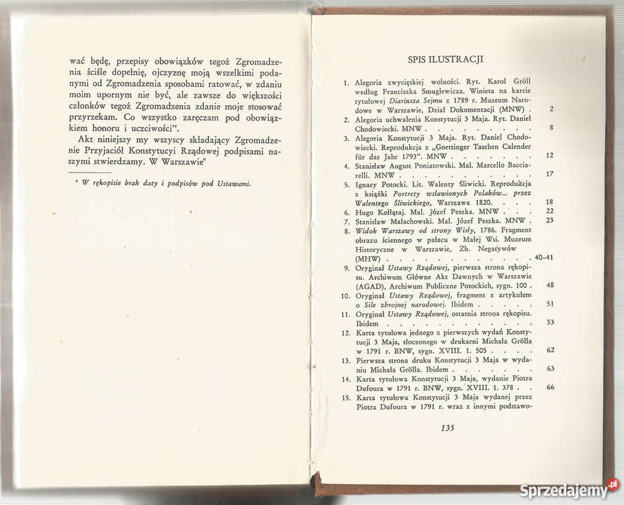 Konstytucja 3 maja 1791 Statut Zgromadzenia małopolskie Tarnów