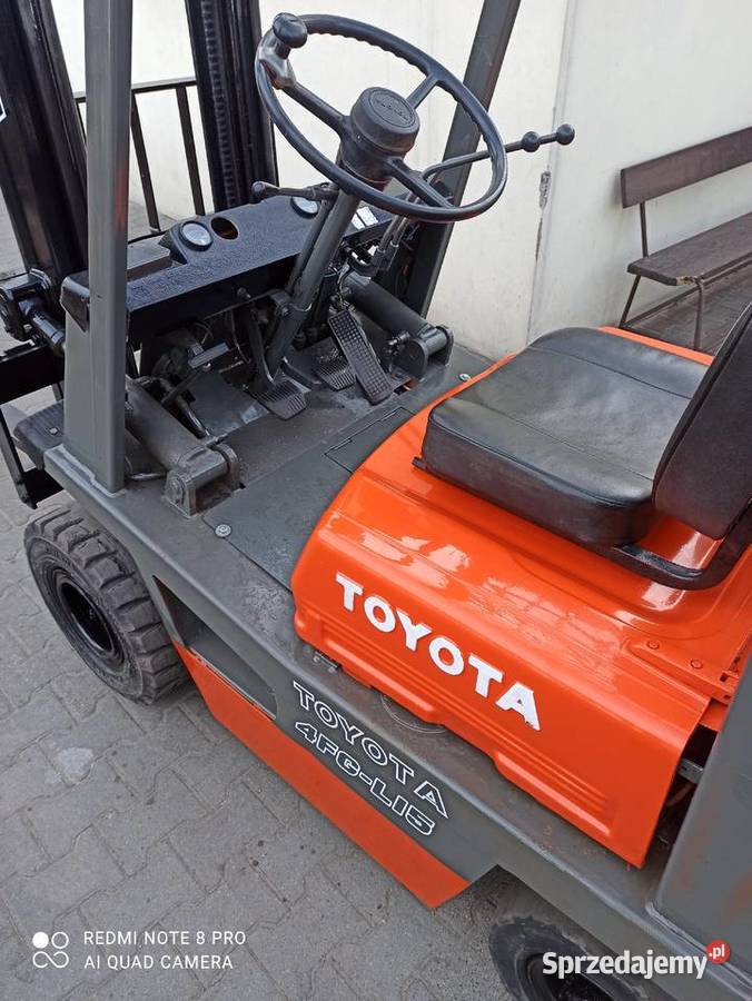 Wozek widlowy Toyota 4fg15 automat Gaz Wózki widłowe Sieradz