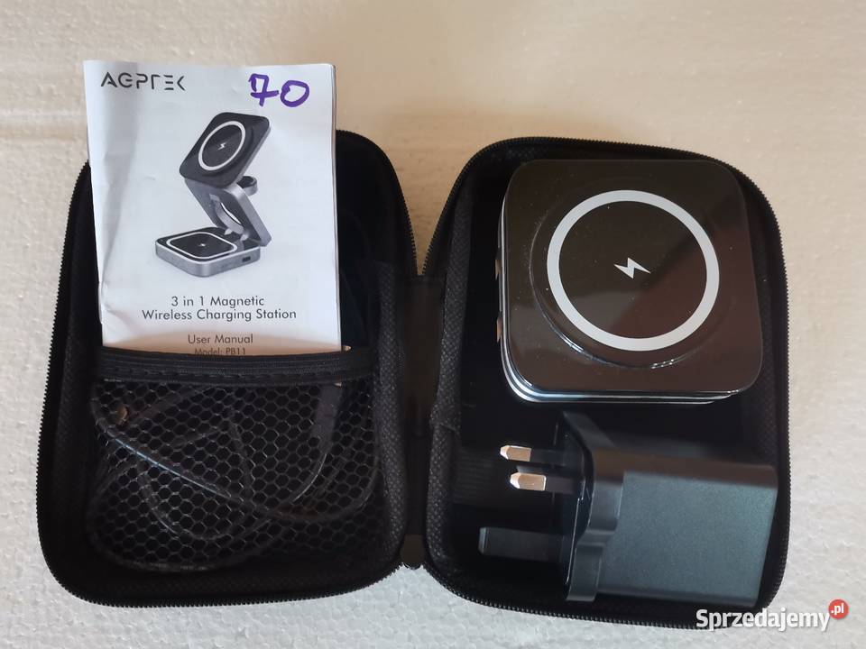 Magnetyczna bezprzewodowa ładowarka AGPTEK Trzcianka