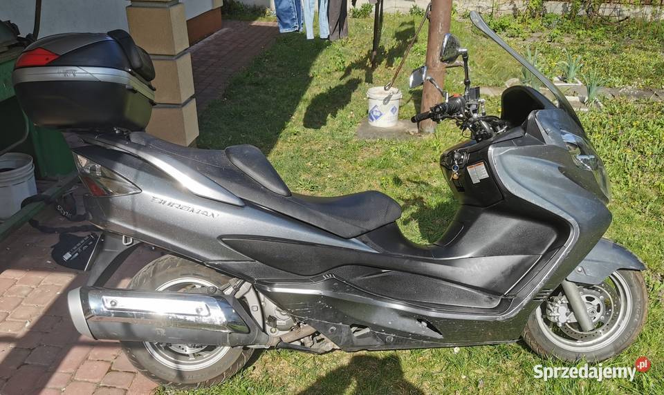 Burgman AN 400 K7 2007r z kufrem centralnym mazowieckie Zielonka