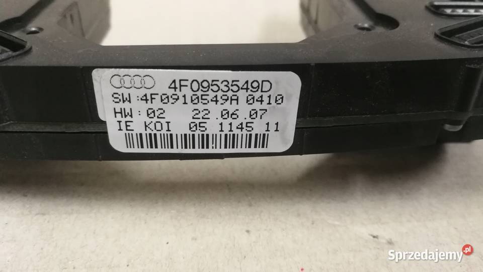 MODUŁ KIEROWNICY AUDI A4 A6 A8 Q7 4F0953549D Przystajń