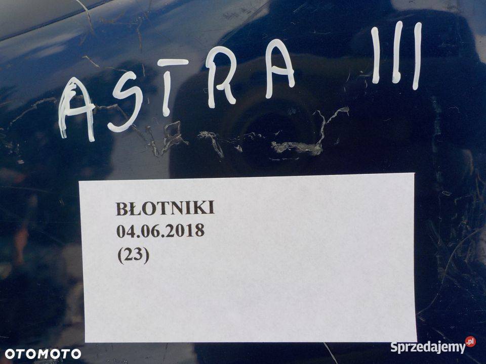 BŁOTNIK PRZEDNI LEWY OPEL ASTRA III Karoseria wielkopolskie