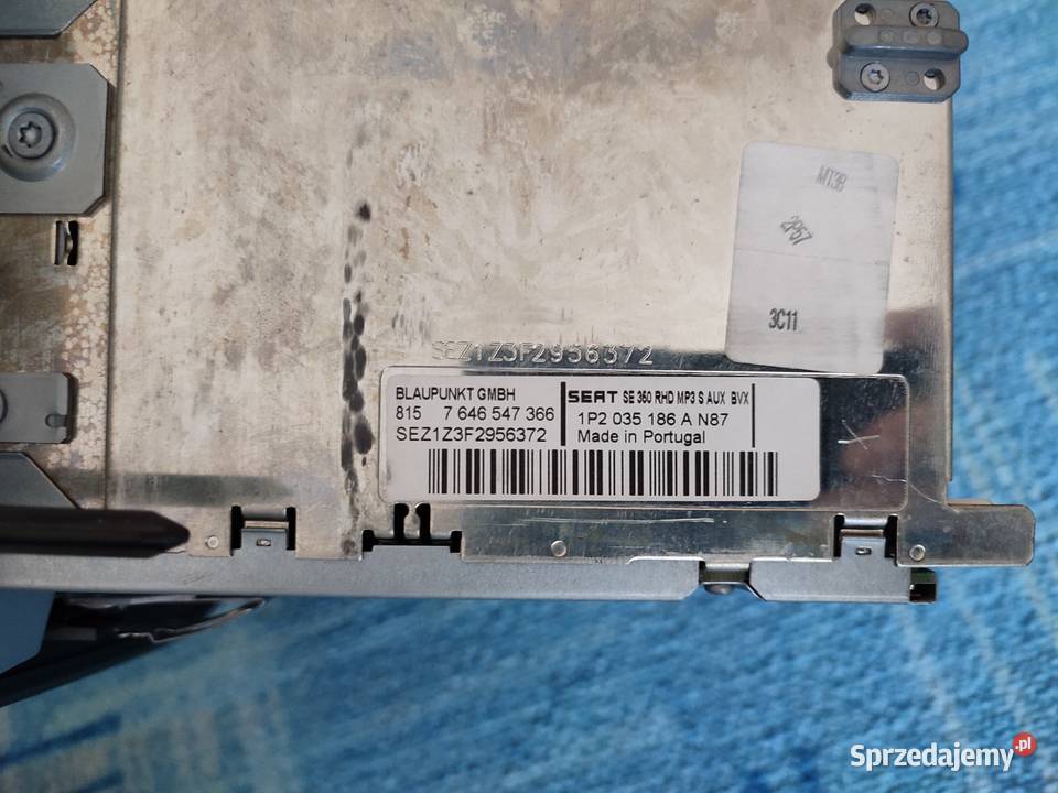 Radio Radioodtwarzacz Seat Leon II Altea KOD Sprzęt audio fabryczny Poznań