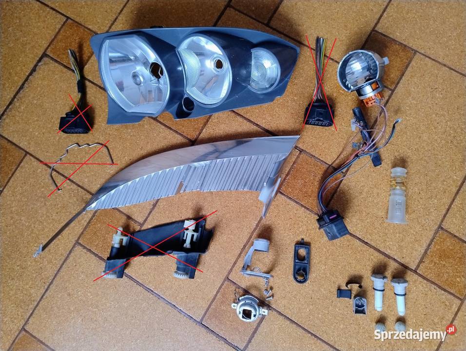 Audi A2 Lampa lewa przód Śruba regulacji Oprawka Dębica
