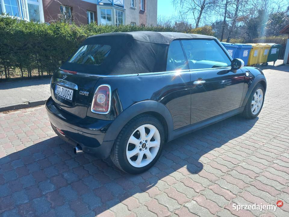 Mini Cooper cabrio 2009r 16 jasna skóra 146 Gdańsk