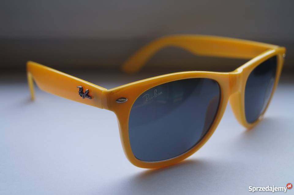 okulary wayfarer zółte oprawki hit lata Uniseks Konin
