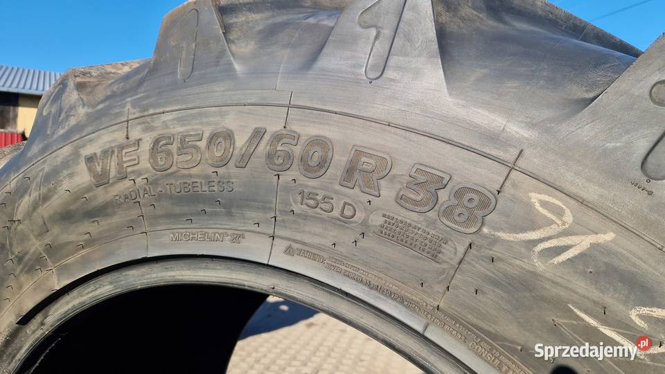 65060r38 6506038 Michelin 60 bieżnik Nowe Miasto Lubawskie sprzedam