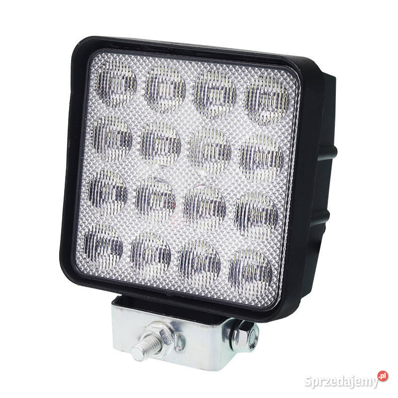 LAMPA ROBOCZA LEDOWA PROSTOKĄTNA 16 LED Z uniwersalne