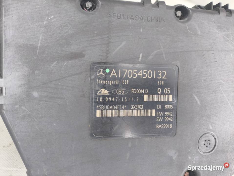 Mercedes CLK 203 208 POMPA STEROWNIK ABS ESP SLK mazowieckie Radom