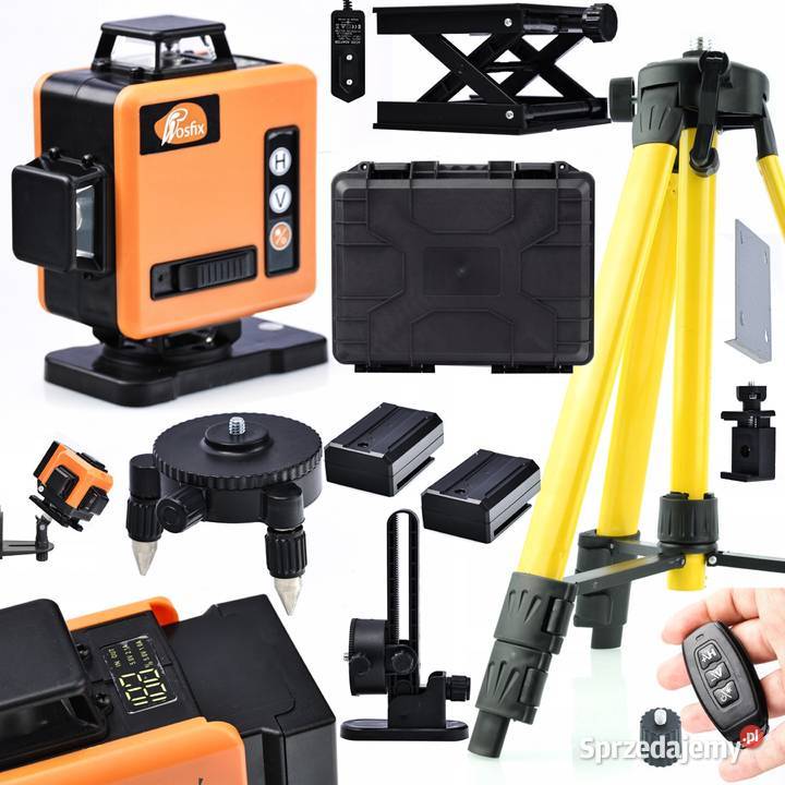 Poziomica Laserowa 16 Linii ROT16LL z Statywem Ludźmierz