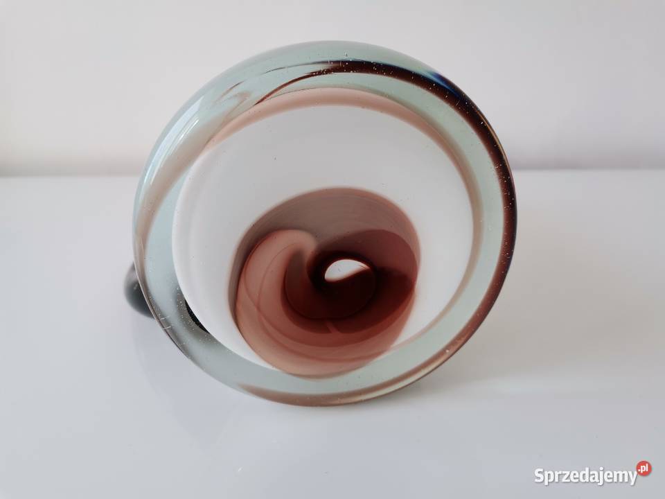 Stary duży kufel szkło design PRL Porcelana i szkło Katowice sprzedam