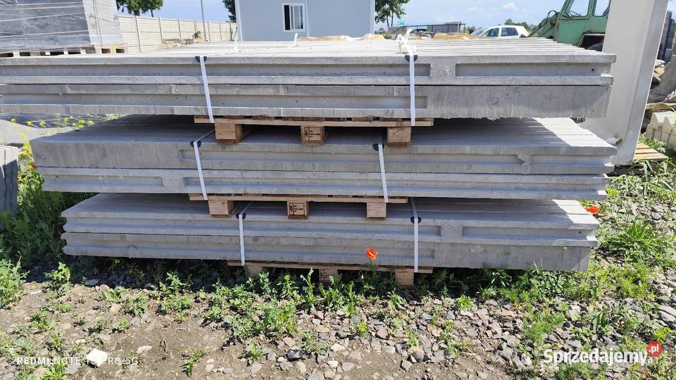 Ogrodzenie betonowe na 4 płyty komplet ze Roszczep