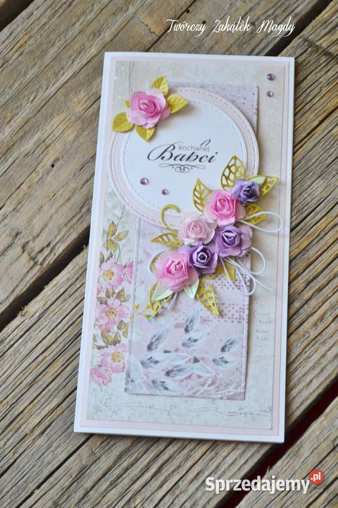 Kartka na Dzień Babci 6 Rękodzieło pomorskie Słupsk