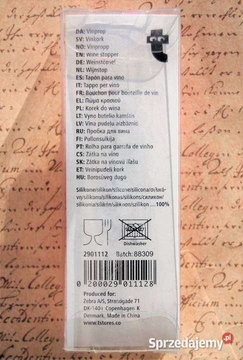 Mikołaj skrzat krasnal czerwony silikonowy korek czerwony Lublin